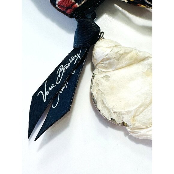 VERA BRADLEY Key Coin Purse - Retired Pattern Kensington Brown Paisley - Picture 3 of 6